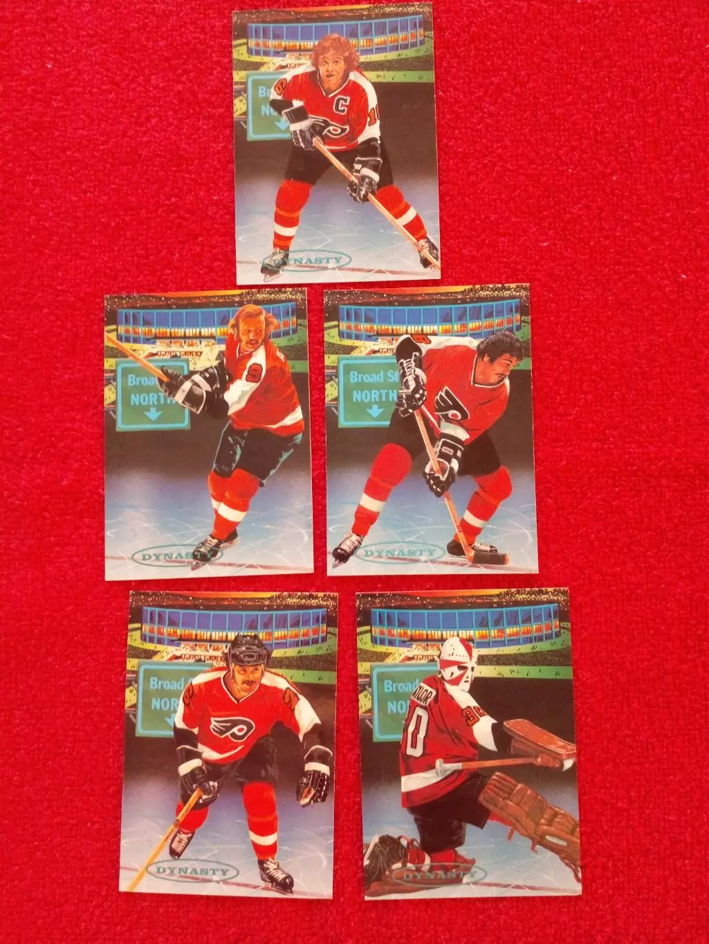 Карточки НХЛ Филадельфия Флайерз 5 шт.