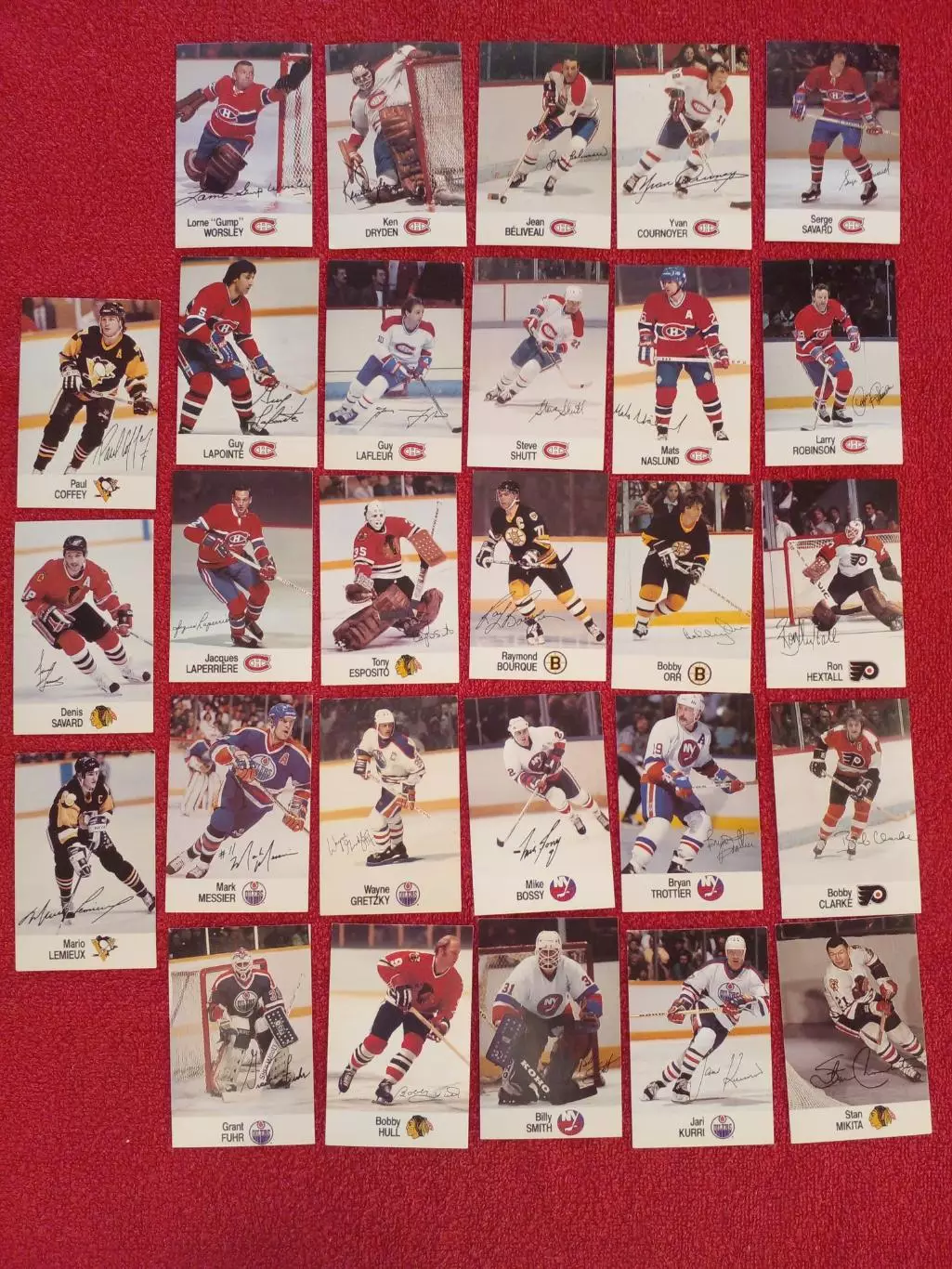 Карточки НХЛ ESSO 28 шт.