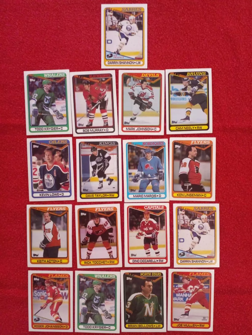 Карточки НХЛ 17 шт.