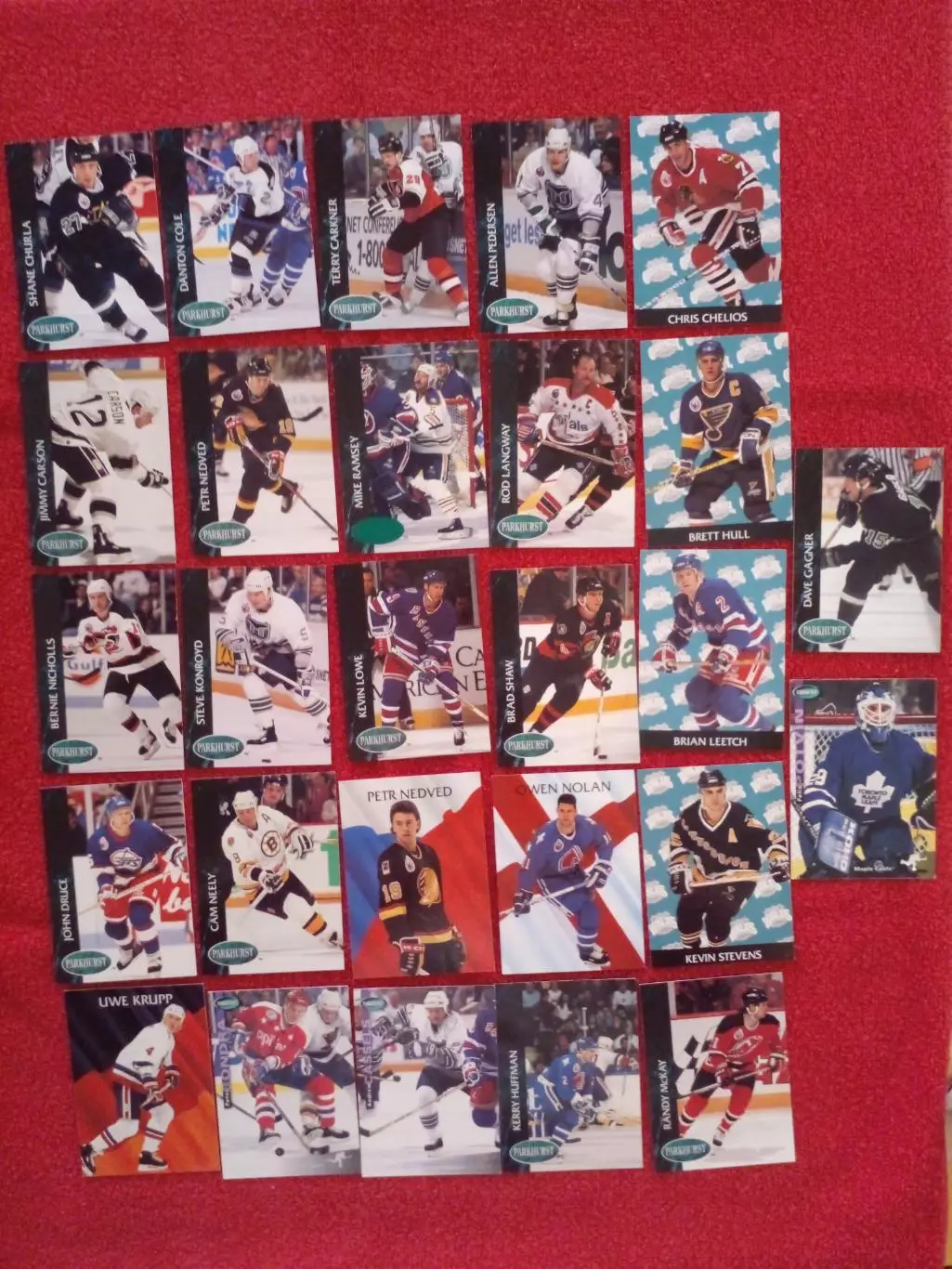 Карточки НХЛ 27 шт.