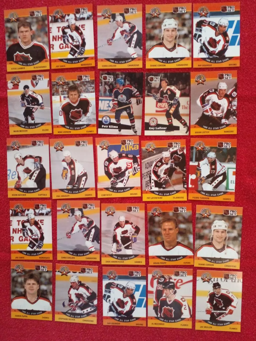 Карточки НХЛ 25 шт.