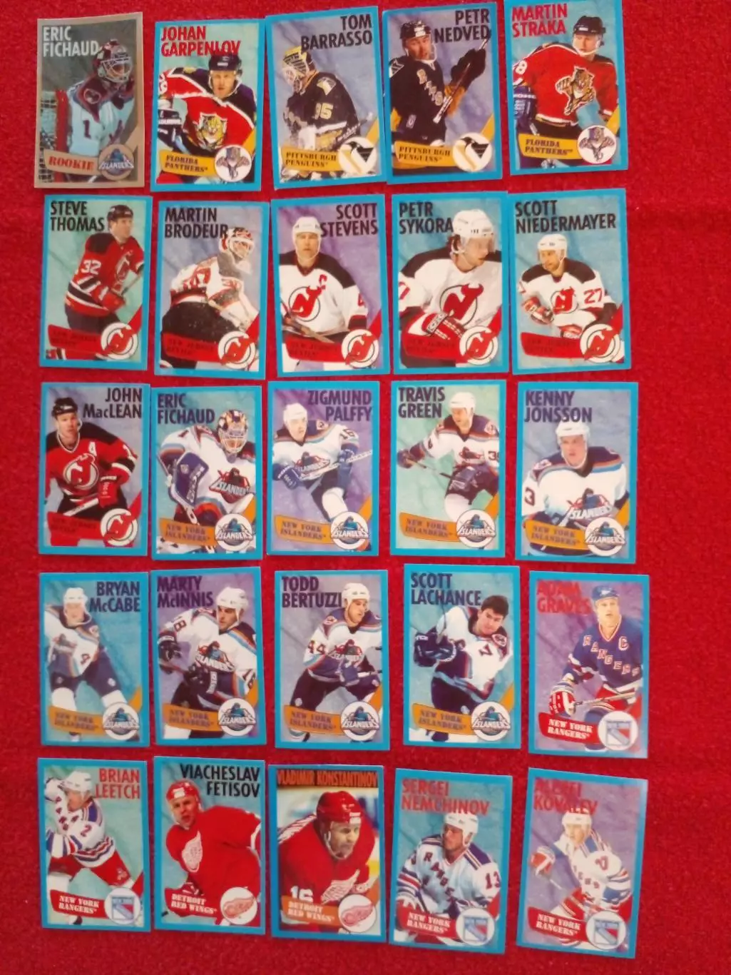 Карточки-наклейки НХЛ 25 шт. Игроки СССР в НХЛ (4 шт)