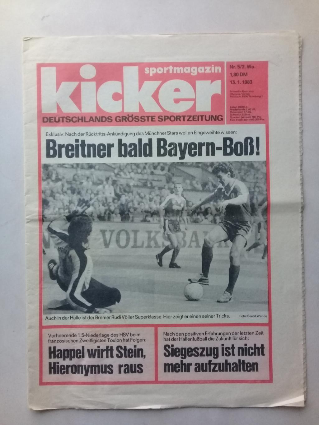 KICKER 13.01.1983