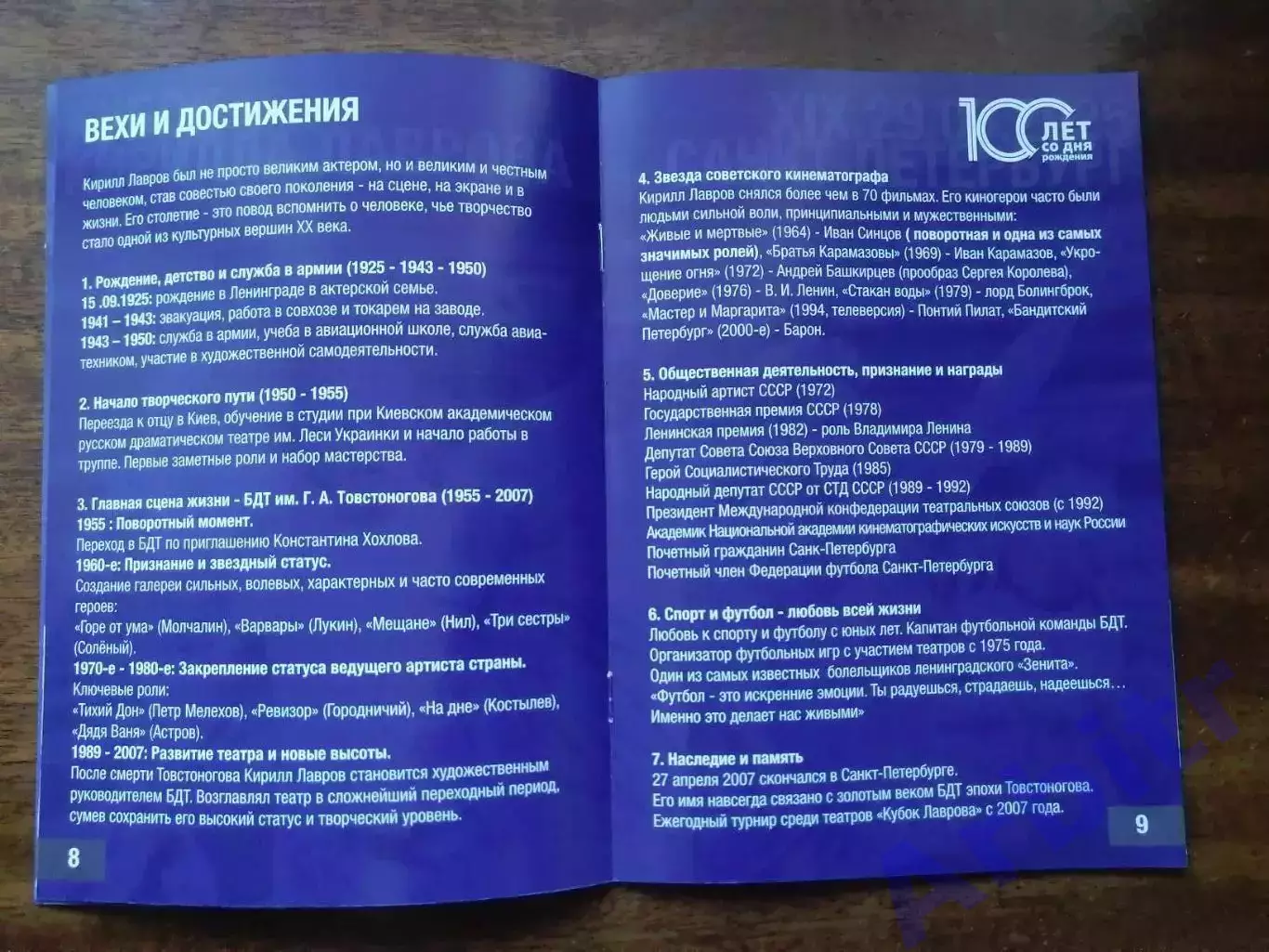 программа Кубок Кирилла Лаврова-2025 среди театров СПб 2