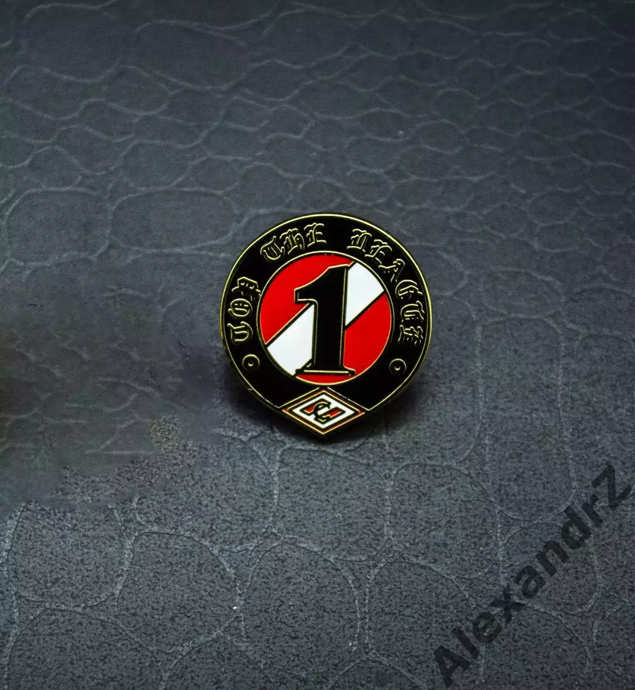 Значок Win or Die We are on the top of the league Спартак Москва. ФКСМ.