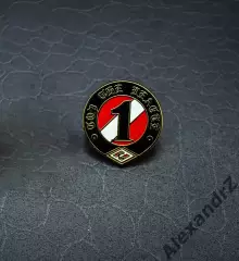 Значок Win or Die We are on the top of the league Спартак Москва. ФКСМ.