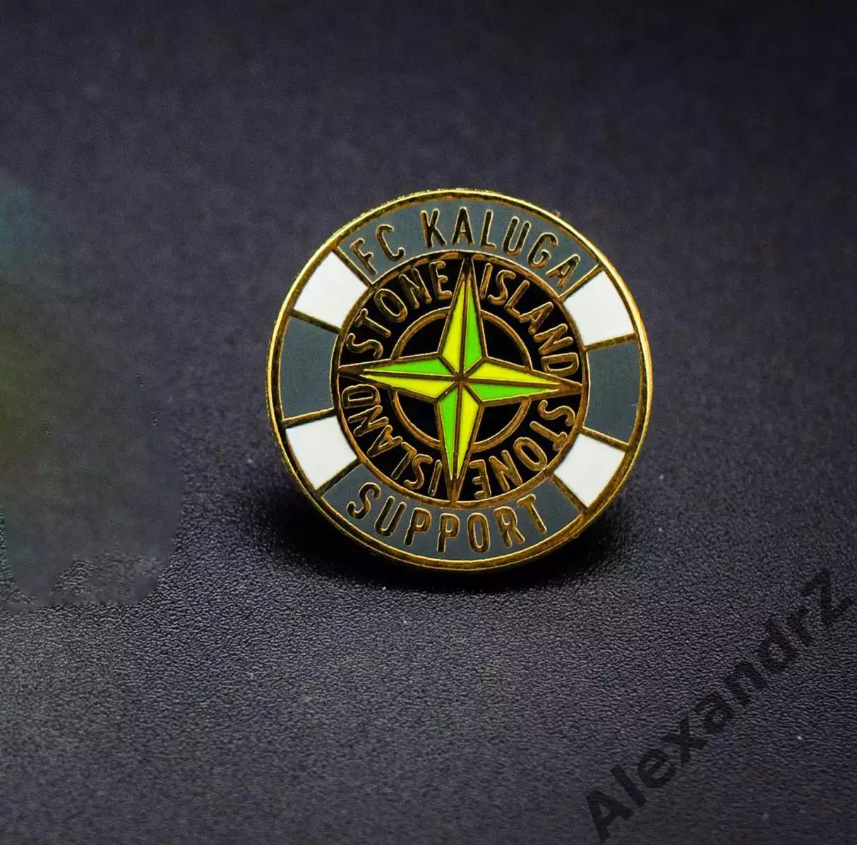 Значок ФК Калуга - Support. (серый) Stone Island. Kaluga