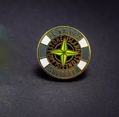 Значок ФК Калуга - Support. (серый) Stone Island. Kaluga