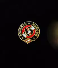 Значок Win or Die HOOLIGANS. Спартак Москва. Spartak Moscow. ФКСМ.