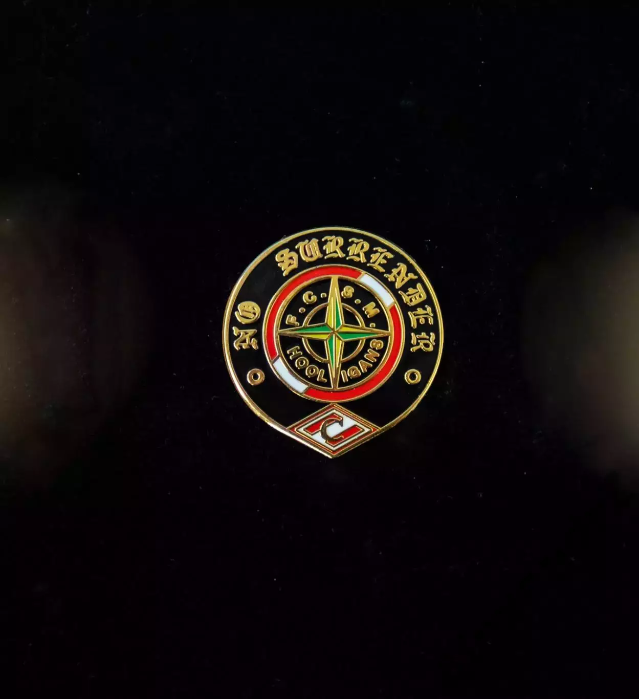 Значок Win or Die Stone Island. Спартак Москва. Spartak Moscow. ФКСМ.
