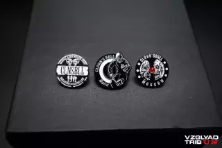 Значки CLOWNSBALL MOSCOW (1) (набор 3 шт) Спартак Москва Spartak Flints Crew