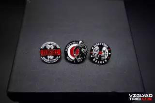 Значки CLOWNSBALL MOSCOW (2) (набор 3 шт) Спартак Москва Spartak Flints Crew