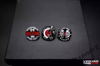 Значки CLOWNSBALL MOSCOW (2) (набор 3 шт) Спартак Москва Spartak Flints Crew