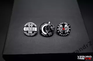 Значки CLOWNSBALL MOSCOW (1) (набор 3 шт) Спартак Москва Spartak Flints Crew
