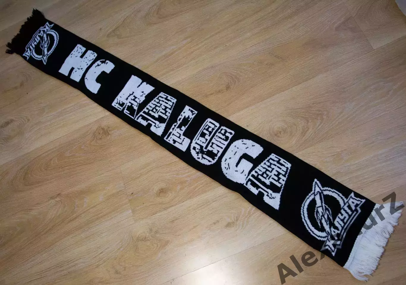 Шарф Хоккейный клуб Калуга 2026 Mans Black Scarf HC KALUGA.