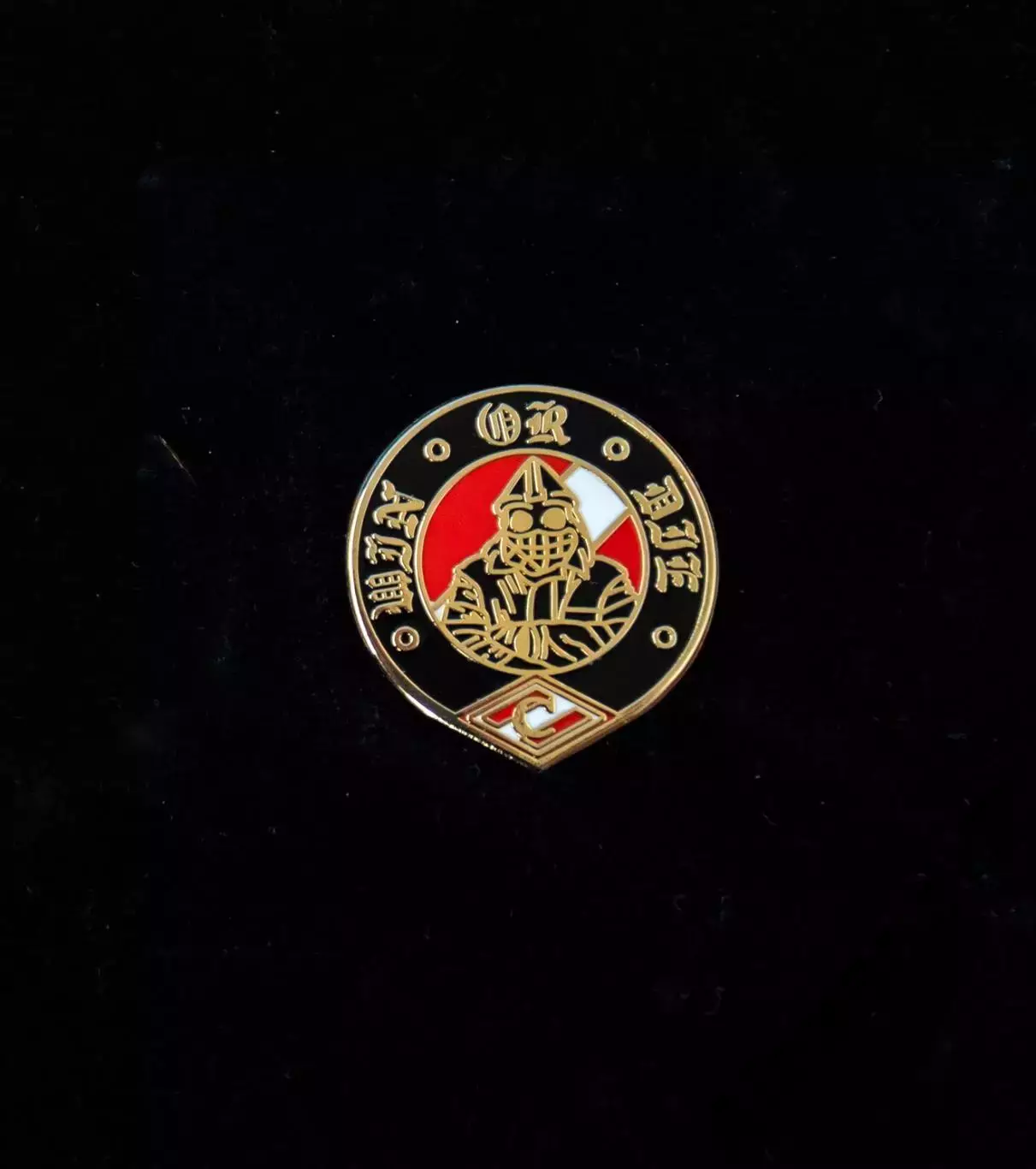 Значок Win or Die СР.Спартак Москва. Spartak Moscow. ФКСМ.