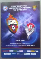ЦСКА – Амкар Пермь 09.08.2009 Чемпионат России