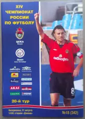 ЦСКА – Зенит Санкт-Петербург 21.08.2005 Чемпионат России