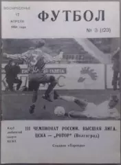 ЦСКА - Ротор Волгоград 17.04.1994 Чемпионат России
