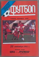 ЦСКА - Уралмаш Екатеринбург 25.09.1993 Чемпионат России