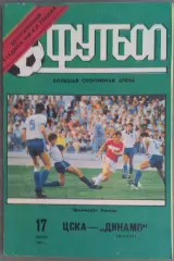ЦСКА - Динамо Москва 17.07.1992 Чемпионат России