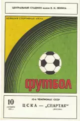 ЦСКА - Спартак Москва 10.10.1979 Чемпионат СССР