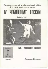 ЦСКА - Текстильщик Камышин 09.05.1995 Чемпионат России
