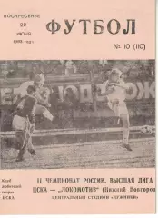 ЦСКА - Локомотив Нижний Новгород 20.06.1993 Чемпионат России