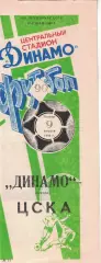 Динамо Москва - ЦСКА 09.08.1990 Чемпионат СССР Обложка Мяч