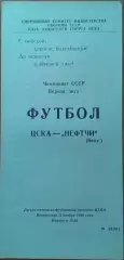 ЦСКА - Нефтчи Баку 05.11.1989 Чемпионат СССР