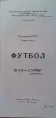 ЦСКА - Гурия Ланчхути 31.08.1989 Чемпионат СССР Первая лига