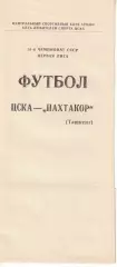 ЦСКА - Пахтакор Ташкент 12.08.1988 Чемпионат СССР Первая лига (КЛС)