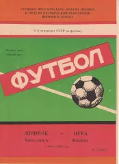 Шинник Ярославль - ЦСКА 04.07.1988 Чемпионат СССР. Первая лига