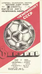 Арарат Ереван - ЦСКА 07.06.1987 Чемпионат СССР