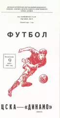 ЦСКА - Динамо Минск 09.03.1987 Чемпионат СССР