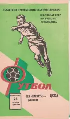 СКА Карпаты Львов - ЦСКА 28.09.1986 Чемпионат СССР