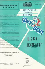 ЦСКА - Кузбасс Кемерово 28.06.1986 Чемпионат СССР