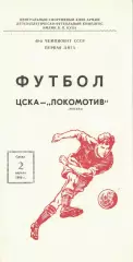 ЦСКА - Локомотив Москва 02.04.1986 Чемпионат СССР