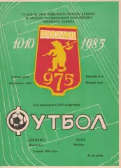 Шинник Ярославль - ЦСКА 09.07.1985 Чемпионат СССР