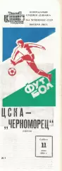 ЦСКА – Черноморец Одесса 11.06.1983 Чемпионат СССР