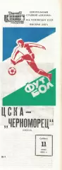 ЦСКА – Черноморец Одесса 11.06.1983 Чемпионат СССР