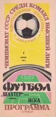 Шахтер Донецк - ЦСКА 01.06.1982 Чемпионат СССР