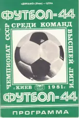 Динамо Киев - ЦСКА 05.05.1981 Чемпионат СССР