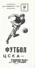 ЦСКА - Торпедо Москва 10.05.1979 Чемпионат СССР