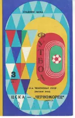 ЦСКА - Черноморец Одесса 03.11.1978 Чемпионат СССР