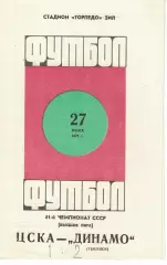 ЦСКА - Динамо Тбилиси 27.06.1978 Чемпионат СССР