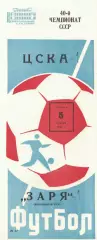 ЦСКА - Заря Ворошиловград 05.11.1977 Чемпионат СССР