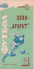 ЦСКА - Арарат Ереван 29.04.1969 Чемпионат СССР