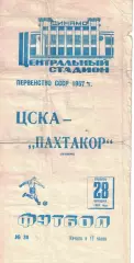 ЦСКА - Пахтакор Ташкент 28.10.1967 Чемпионат СССР