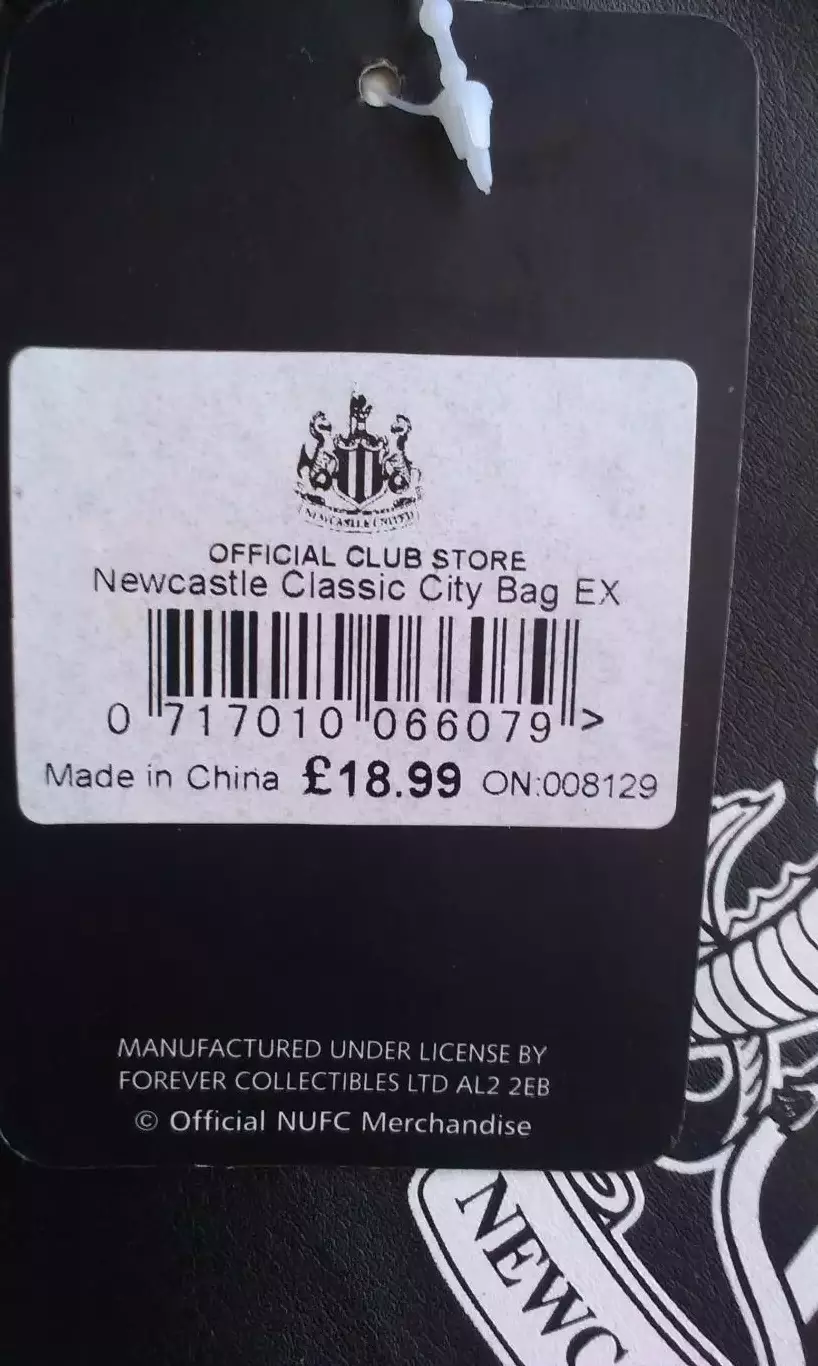 Сумка городская Ньюкасл Юнайтед City bag Newcastle United 6